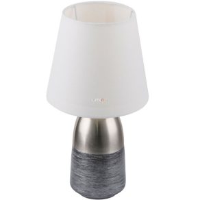   Lampă de noptieră din material textil, 31 cm - Eugen Globo 24135W, cu soclu 1xE14