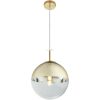 Lampă suspendată, 25 cm, culoare auriu - Varus Globo 15856