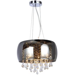   Candelabru din cristal în vitrină de sticlă cu decorațiuni în formă de picături - Kalla Globo 15809H