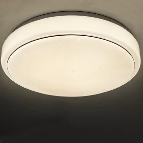   Lampă LED de tavan cu comutator și bandă decorativă cromată - Kalle Globo 48408-24