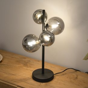   Lampă de masă Bubble cu patru surse de lumină, 48 cm - Riha Globo 56133-4T, cu soclu 4xG9