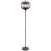 Lampă de podea, culoare fum, 160 cm - Blacky Globo 15345S, sticlă, cu soclu 1xE27