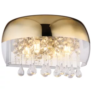 Aplică de perete în culoarea auriu cu 2xG9 socluri (Kalla)