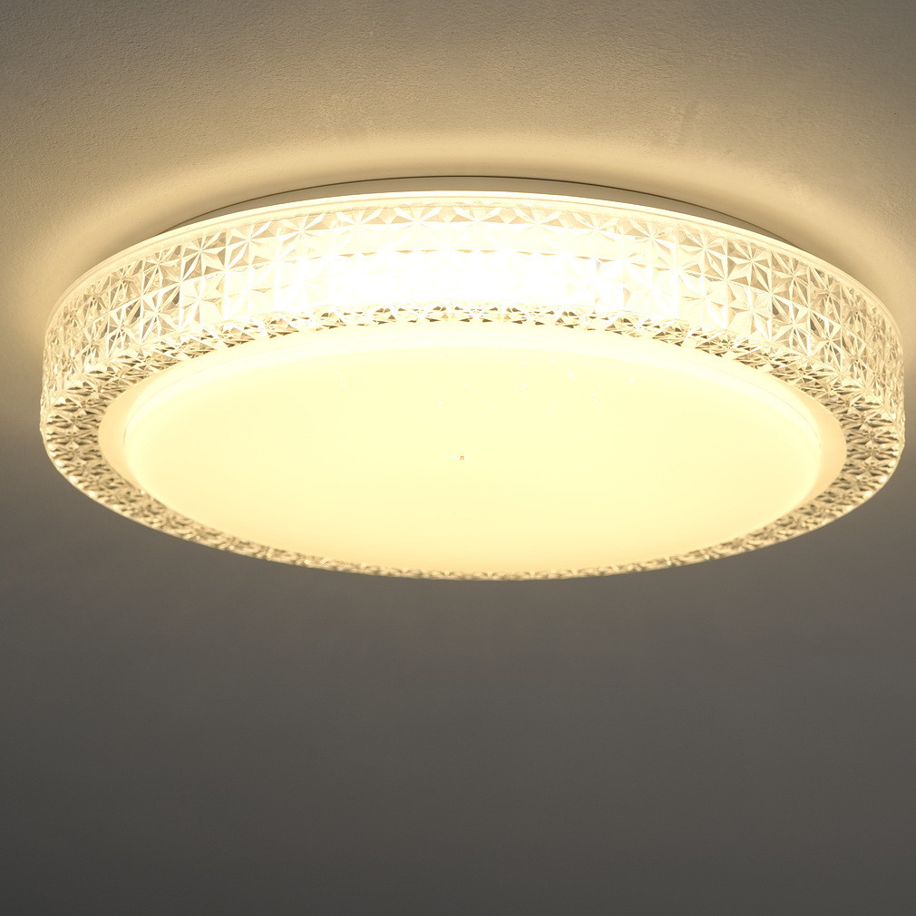 Lampă LED de tavan cu comutator și abajur strălucitor - Ovi Globo 41749-22