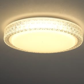   Lampă LED de tavan cu întrerupător și abajur strălucitor - Ovi Globo 41749-22