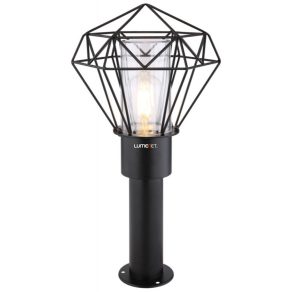   Lampă de exterior, neagră, 50 cm, cu două prize - Horace Globo 31356