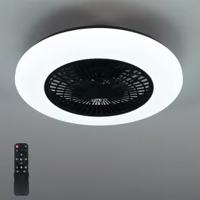   Lampă LED de tavan cu telecomandă și ventilator, 50 cm - Travo Globo 03628B