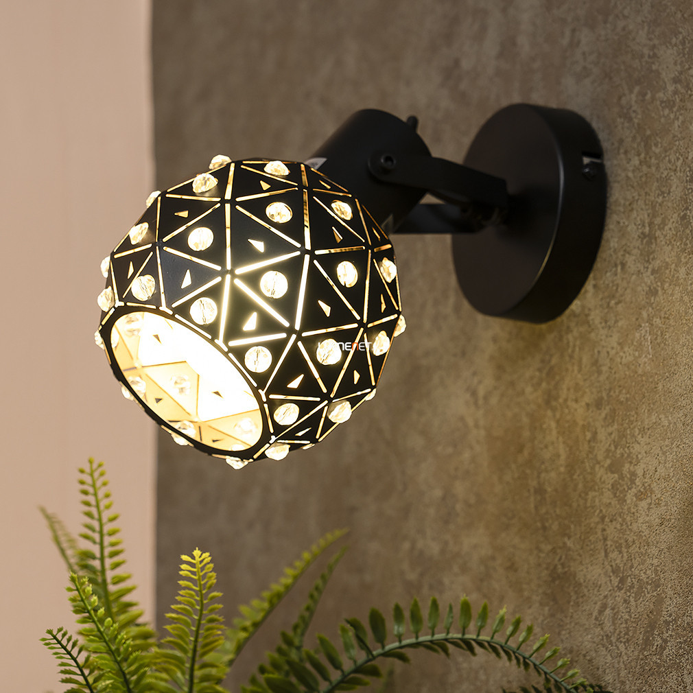 Lampa decorativa spot in culoare neagră - Jodie Globo 54029-1