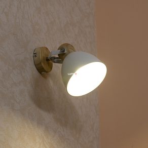 Lampă spot, lemn alb - Wiho Globo 54018-1