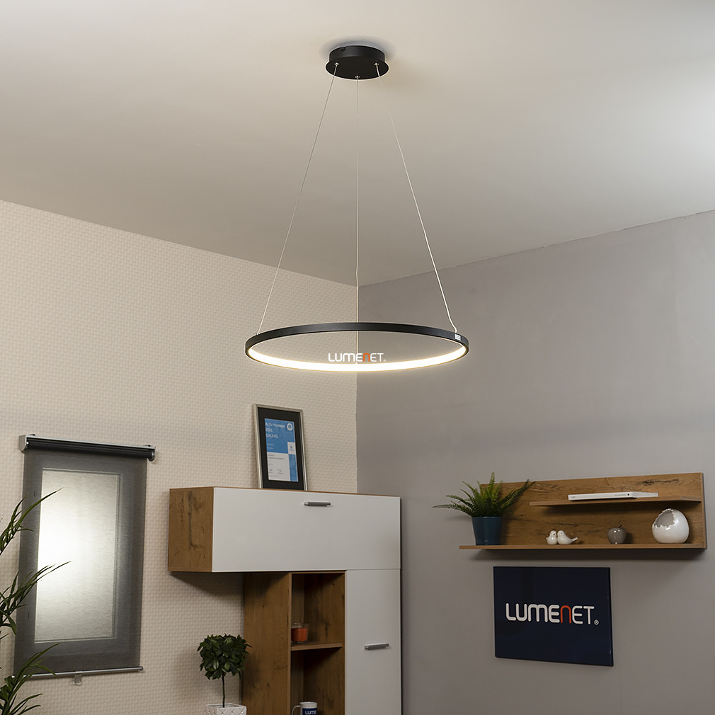 Lampa suspendată LED neagră în stil minimalist - Ralph Globo 67192-29B
