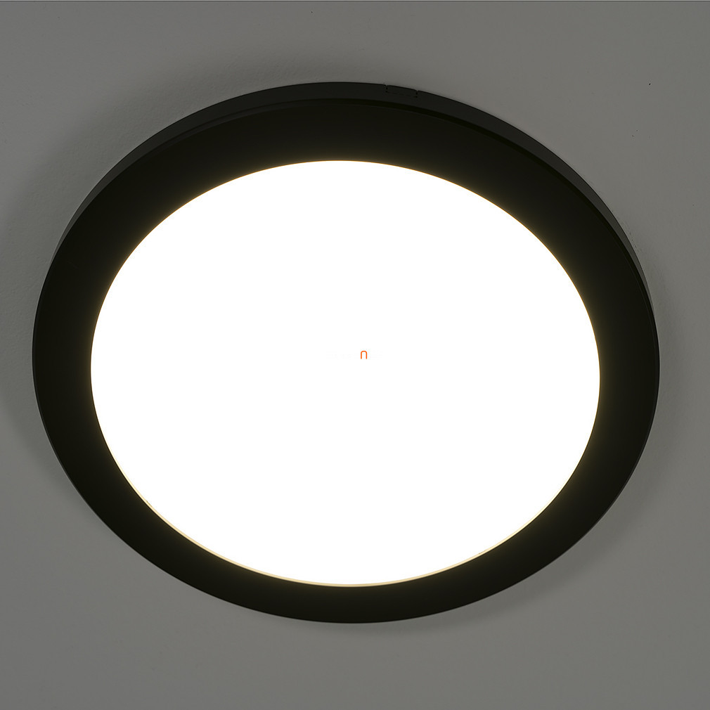 Lampa LED de tavan reglabilă, alb rece/alb cald, 29,8 cm, negru - Lasse Globo 12379-24B
