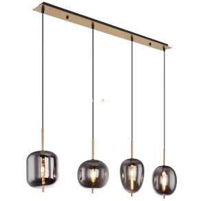   Lampă suspendată, alamă, cu patru socluri - Blacky Globo 15345-4MM