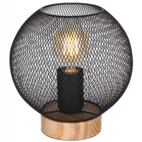   Lampă de masă din plasă, sferică, 20 cm - Pablo Globo 15663T, cu soclu 1xE27