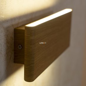   Lampă LED cu efect de lemn, montată pe perete, iluminare în jos/în sus - Siegfried Globo 41751W-8