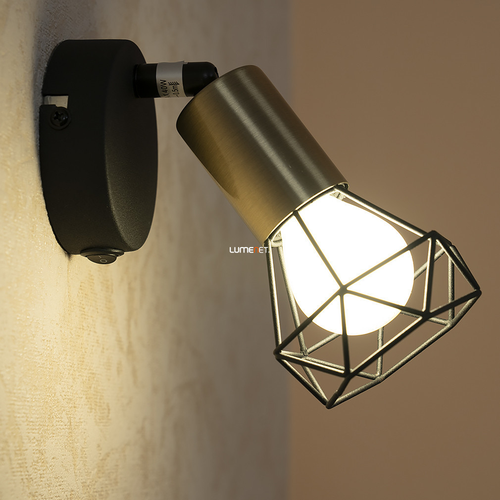 Mini spot lamp, grilaj - Xara Globo 54802S-1AB