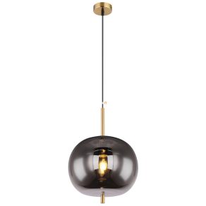Lampă suspendată, alamă - Blacky Globo 15345H1MM