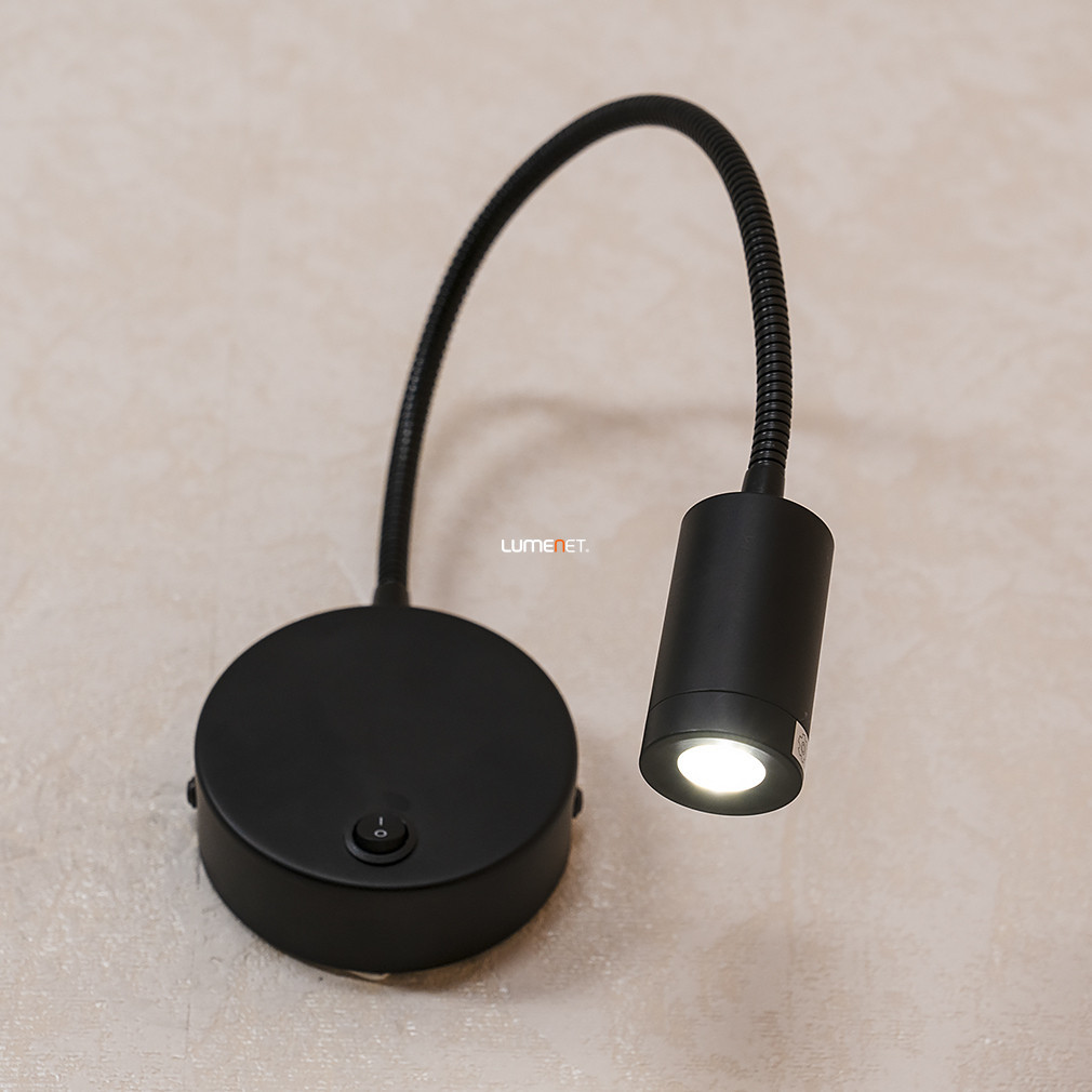 Aplică modernă LED, negru - Milly Globo 57311B