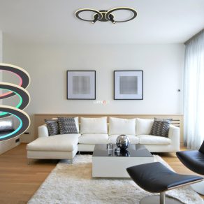   Spot LED pentru tavan cu telecomandă și iluminare RGB, 50 + 11 W, alb rece-cald - Marian Globo 67304D2