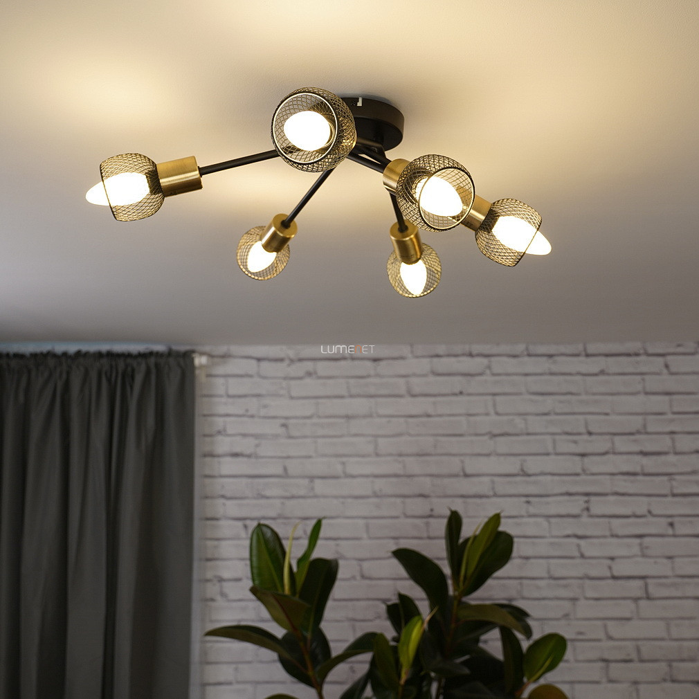 Candelabru din plasă metalică cu 6 prize - Fiastra Globo 54028-6S