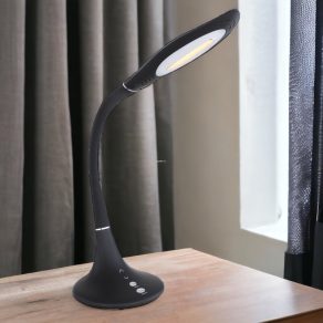   Lampă LED reglabilă pentru birou 70 cm - Pattaya Globo 58271B, flexibilă, 3300-4500-6500 K, 620 lm, 10 W