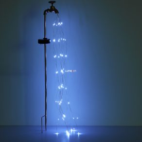   Lampa de grădină cu panou solar și LED, 80 cm, auriu - Solar Globo 336522