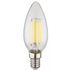   Bec LED tip lumânare E14 cu filament, 6 W, 4000 K, 800 lm - Globo 10577CK