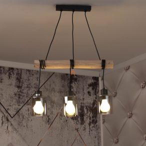 Lampă suspendată cu 3 socluri - Hadera Globo 15465-3H