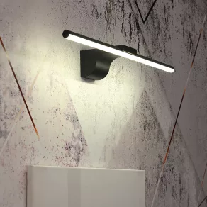 Lampă LED de perete, negru mat, 60,8 cm - Pepe Globo 41925S