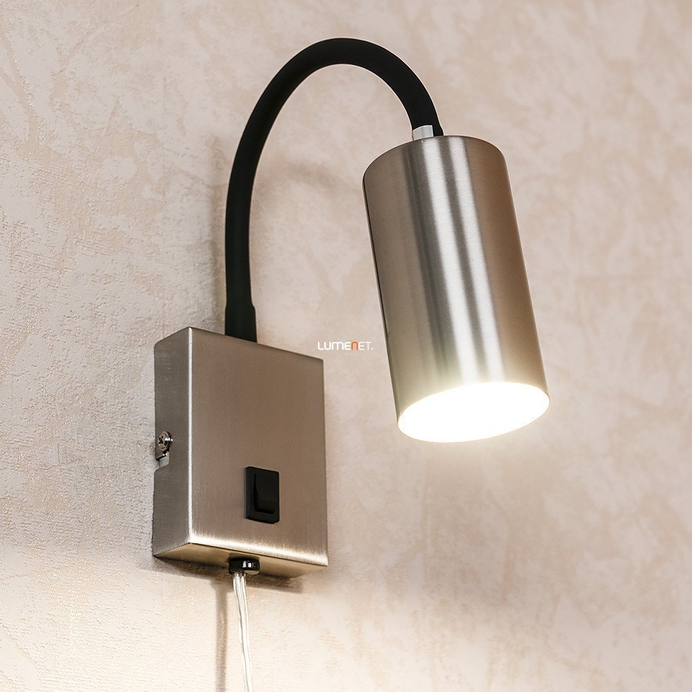 Lampa de perete cu braț mobil, nichel - Robby Globo 57911W