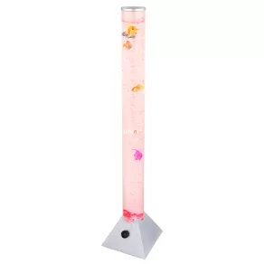   Lampă decorativă de podea cu LED, 90 cm, argintiu - Mendoza Globo 9016, culoare variabilă RGB, 4 lm, 0,06 W
