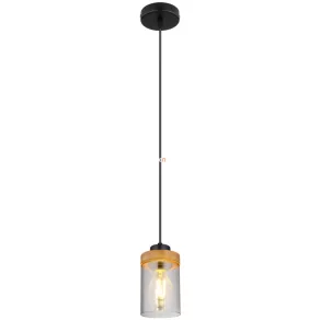Lampă suspendată, neagră - Finca Globo 15557H