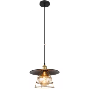 Lampă suspendată, 30 cm, negru - Viejo Globo 15086BH1