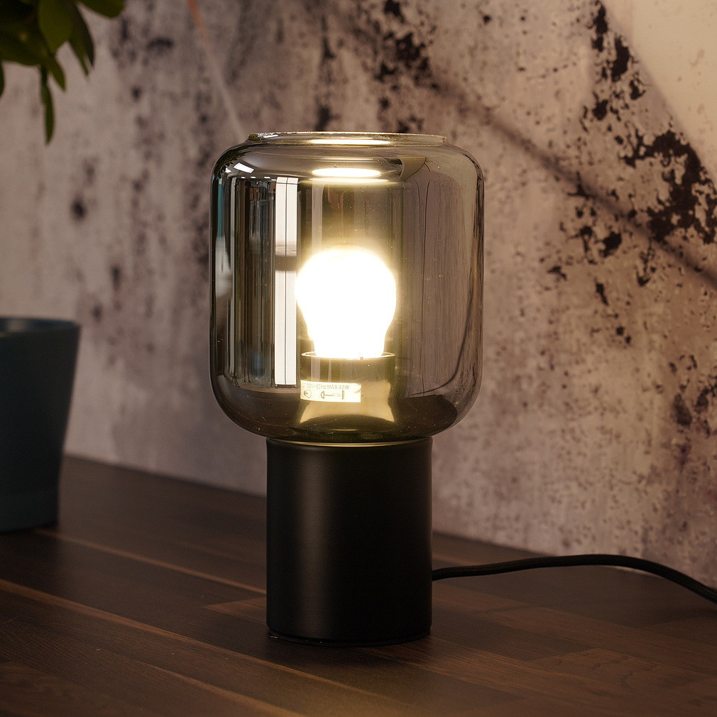 Lampa de masă, 24 cm - Ninjo Globo 21004S, cu soclu 1xE27, 230 V