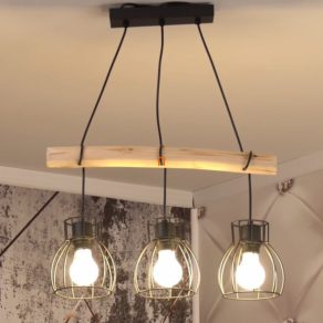   Lampă suspendată scandinavă cu 3 socluri - Mina Globo 15326-3H