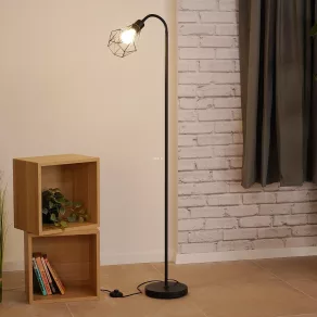   Lampă de podea cu structură din grilaj, 175 cm - Isabella Globo 15351S, cu 1 soclu E27, 230 V