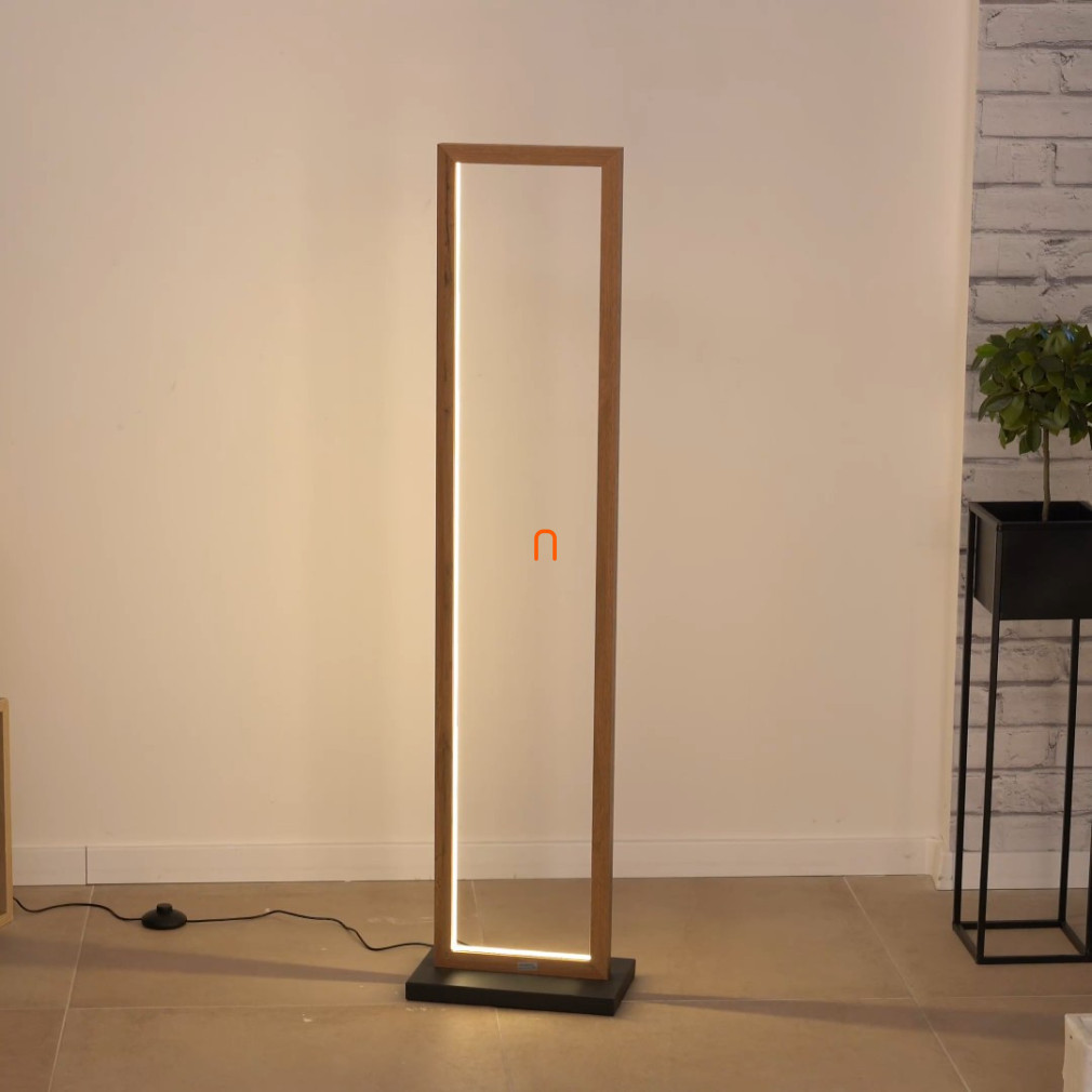 Lampă LED cu efect de lemn în stil minimalist - Mandera Globo 67287S, 3000 K, 1000 lm, 24 W