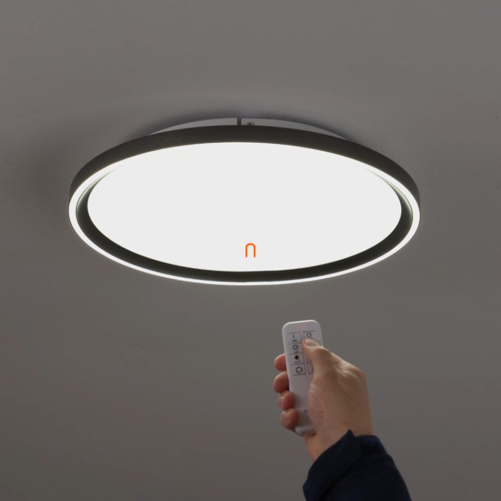 Lampă LED de tavan, culoare gri, 40 cm - Dublin Globo 48802-38