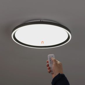   Lampă LED de tavan în culoarea gri, 40 cm - Dublin Globo 48802-38