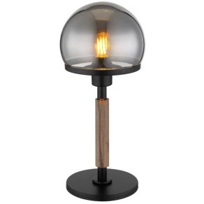   Lampă de masă de culoare fumurie, 40 cm - Haku Globo 21954S - comutator basculant, soclu 1xE27, 230 V