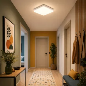   Lampă LED de tavan albă, 22x22 cm - Matthew Globo 12388-18W