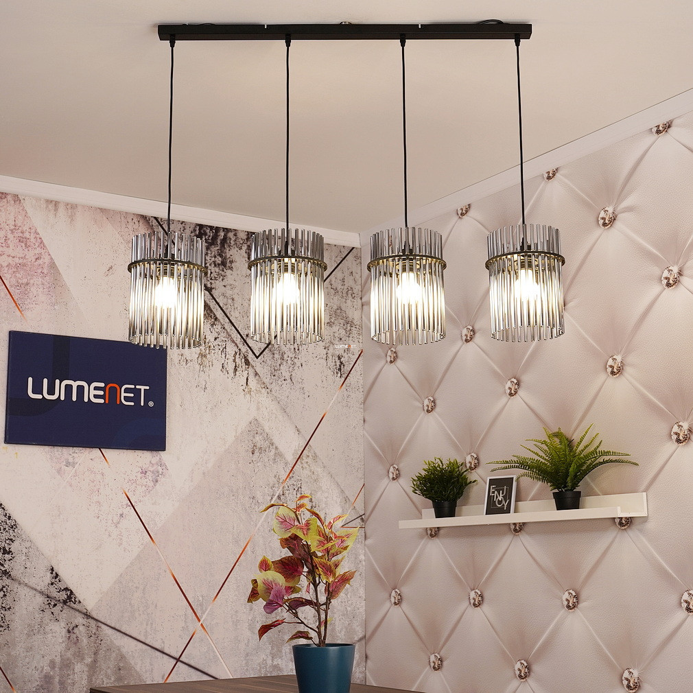 Lampa suspendată cu abajururi din sticlă - Gorley Globo 15698-4H