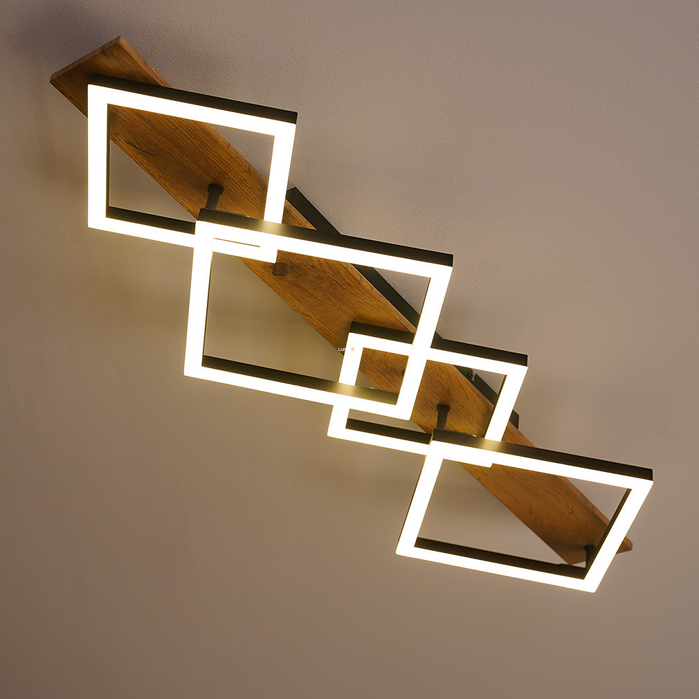 Lampa LED de tavan în stil modern, cu efect de lemn - Beatrix Globo 67294D3