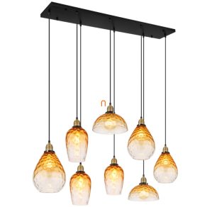   Lampă suspendată cu 8 socluri și abajururi diferite - Salvy Globo 15786-8H