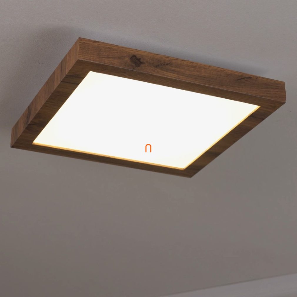 Panou LED cu ramă din lemn, 35x35 cm - Xavvi Globo 415950-16