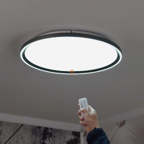   Lampă LED de tavan în culoarea gri, 50 cm - Dublin Globo 48802-48