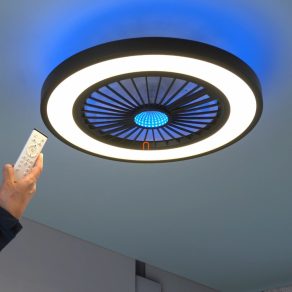   Lampă LED reglabilă cu ventilator de tavan, 54 cm - Blizzak Globo 03653