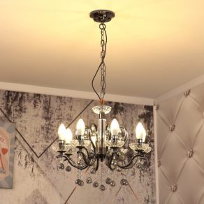 Candelabru de culoarea fumului - Camila Globo 64134-8