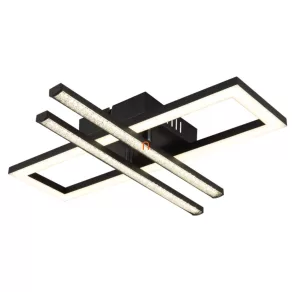   Lampă LED reglabilă pentru tavan, de culoare neagră, cu incrustări de cristal - Highway Globo 672843S
