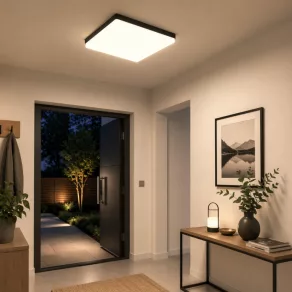   Lampă LED de tavan în negru, 30x30 cm - Matthew Globo 12388-24