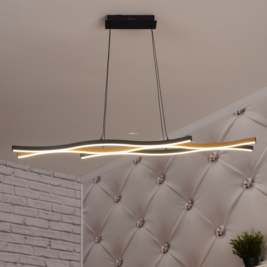 Lampa suspendată cu LED-uri ondulate - Geronimo Globo 67206HW